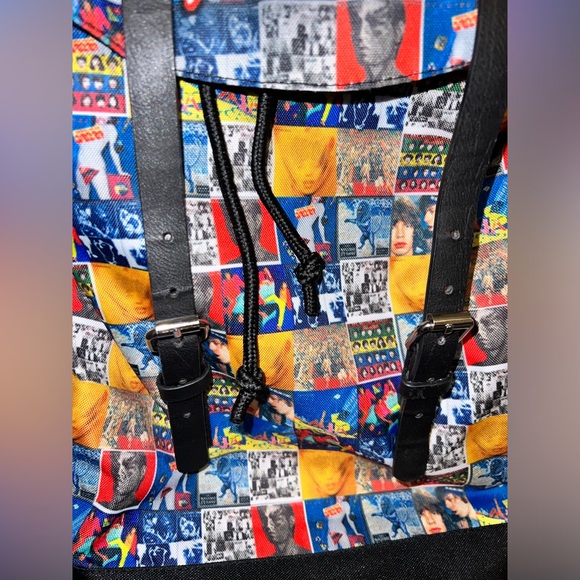 Rocksax Rolling Stones 1978 Tour Heritage Backpack Bag Rock Book bag Travel - Picture 3 of 8